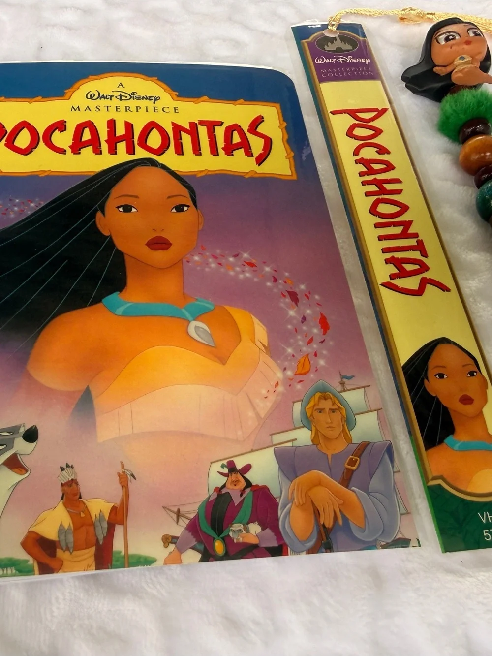 Up-cycled Pocahontas VHS notebook bundle